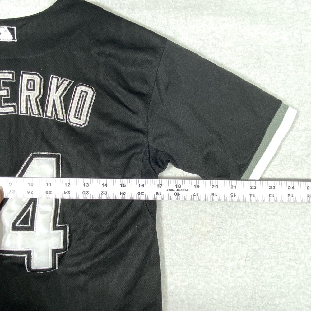 VTG Authentic Majestic BOYS XL Chicago White Sox Paul Konerko Cool Base Jersey - Picture 11 of 12